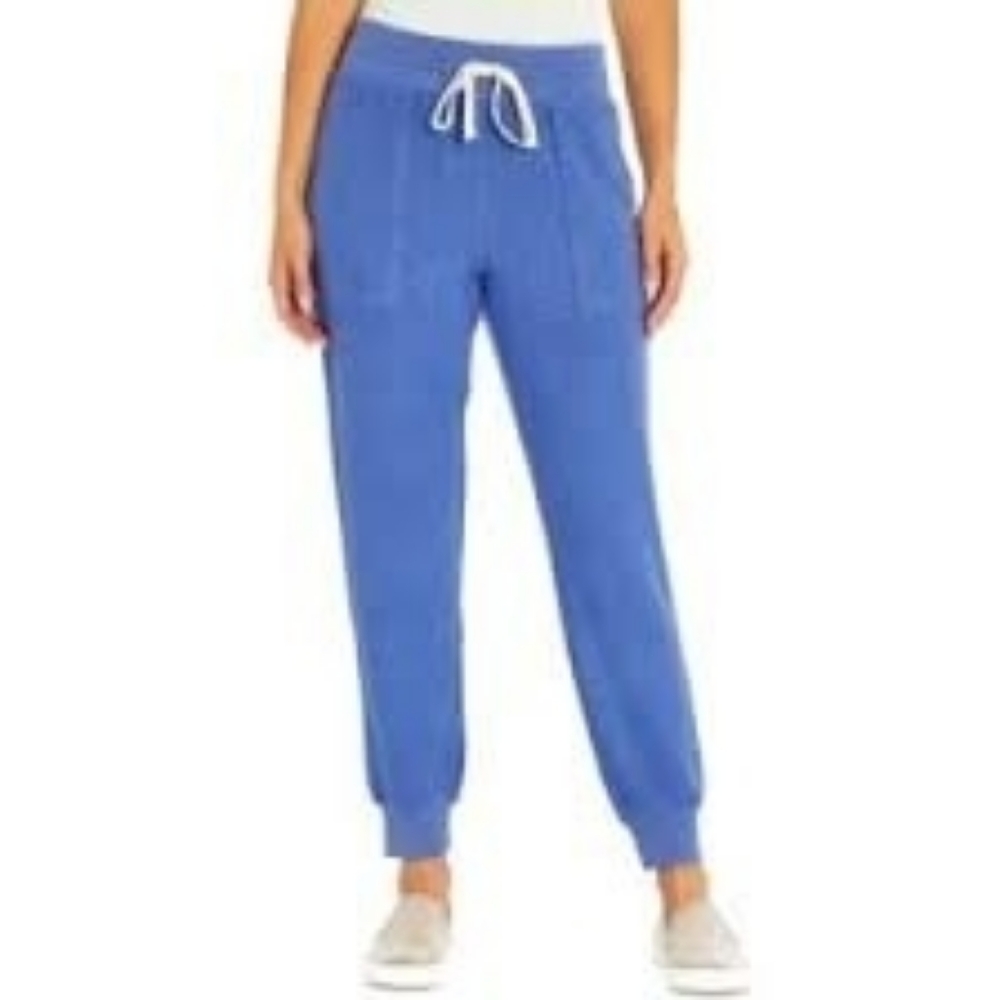 NWT Wildfox $98 Wmn L Super Soft Periwinkle Jogger - Picture 2 of 9